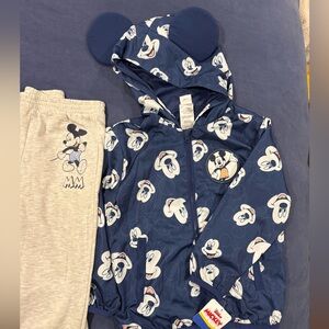 Disney Mickey Jacket and sweatpants set
